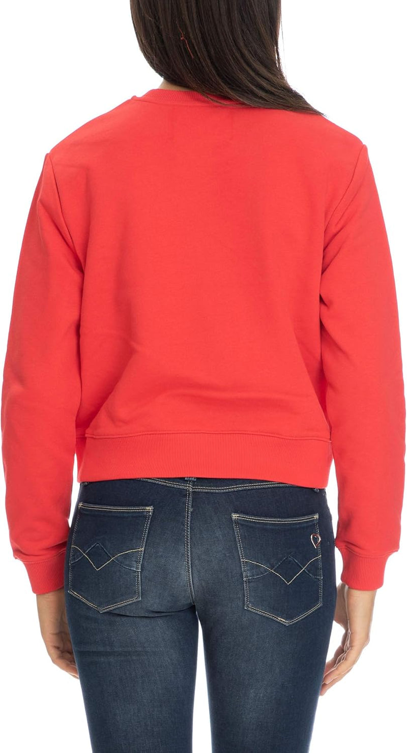 Women's J20J208047-Tomato Hoodies & Sweatshirts - Tomato
