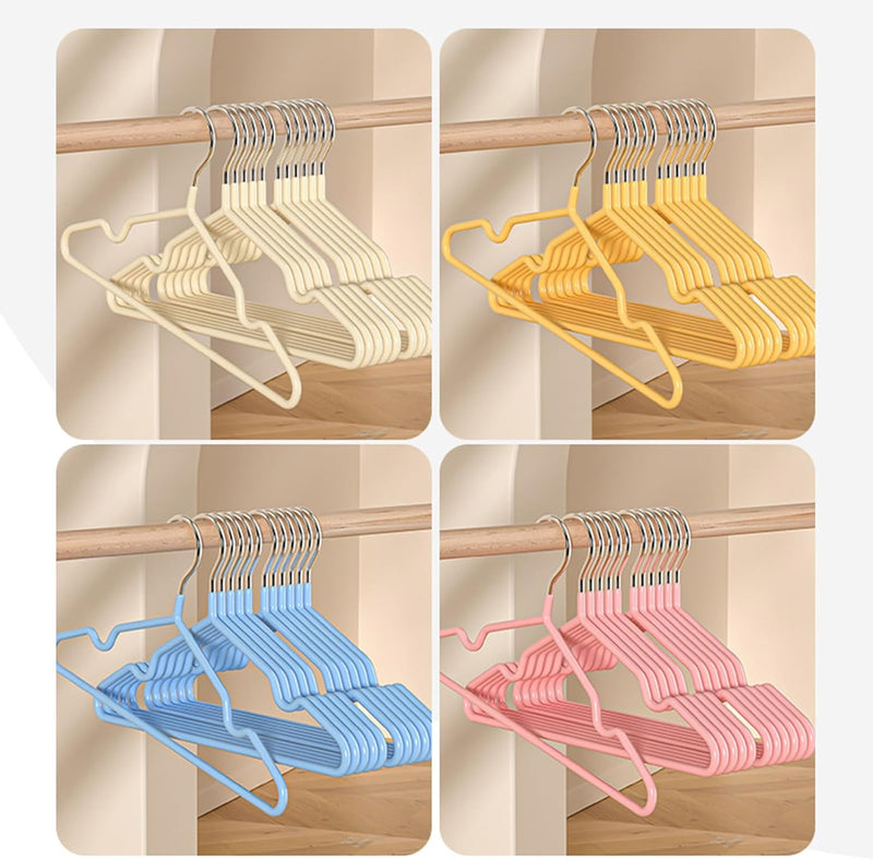 TAME 40-Pack Kids Hangers,30cm/11.8 Inch Premium Childrens Hangers for Closet,Ultra Thin Cute Hangers baby Clothes Hanger,Small Hangers for Kids Clothes