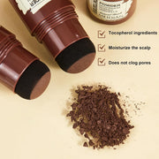Hairline Powder Stick, Waterproof Hair Root Touch Up Powder for Thinning Hair and Bald Spots, Instant Hairline Shadow Conceals Hair Loss, Root Cover Up for Women and Men (Brown)