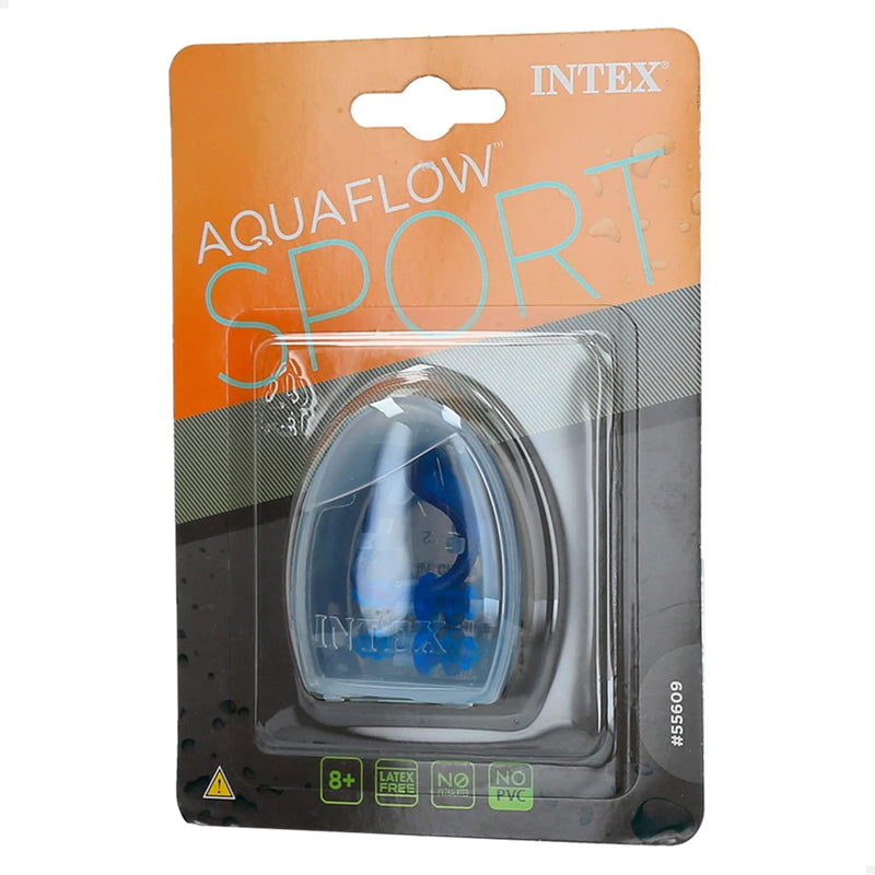 Intex Ear Plug And Nose Clip - Blue And White - 55609