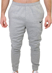 Men's M Nk Flc Park20 Crew Sweatshirt - DK GREY HEATHER/BLACK/(BLACK)