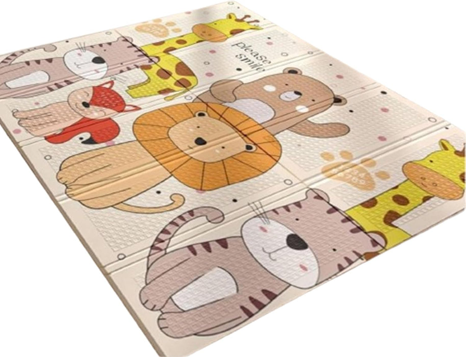 Sulfar Foldable Baby Playmat 180x200cm – Non-Slip XPE Foam Crawling Mat for Kids & Babies | Thick, Waterproof, Double-Sided Baby Carpet for Nursery & Playroom (Pack of 1)