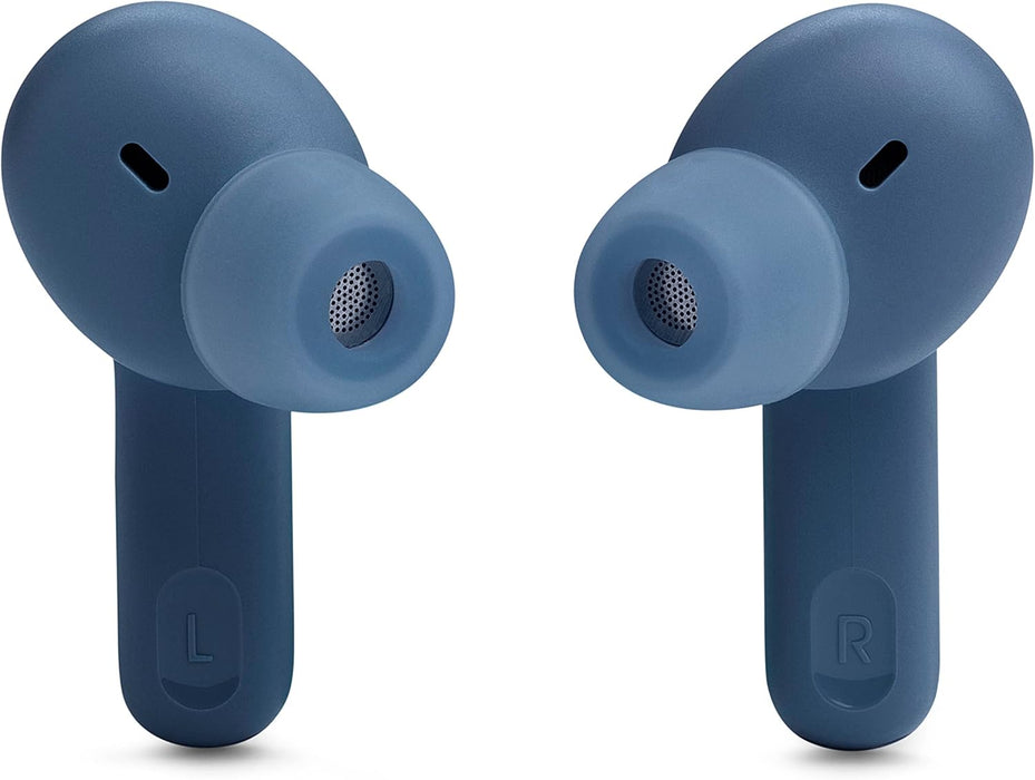 JBL Tune Beam Earphones, Bluetooth and Wireless, Water Resistant and Noise Cancelling with up to 48 Hours Battery Life, Blue - ‎ JBLTBEAMBLU