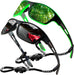 Sports Sunglasses Polarized For Mens Womens Driving Fishing Running Wrap Around Sun Glasses Unbreakable Frame Goggles with Glasses rope Strap UV Protection