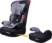 Jovikids Tammy 3in1 Highback Booster Car Seat (Group 1/2/3, 9M-12Y), Convertible to Booster Seat, Forward-Facing Seat w/Adjustable Headrest, 5-point Harness and 3-Point Seat Belt, Baby Travel Carseat - Black
