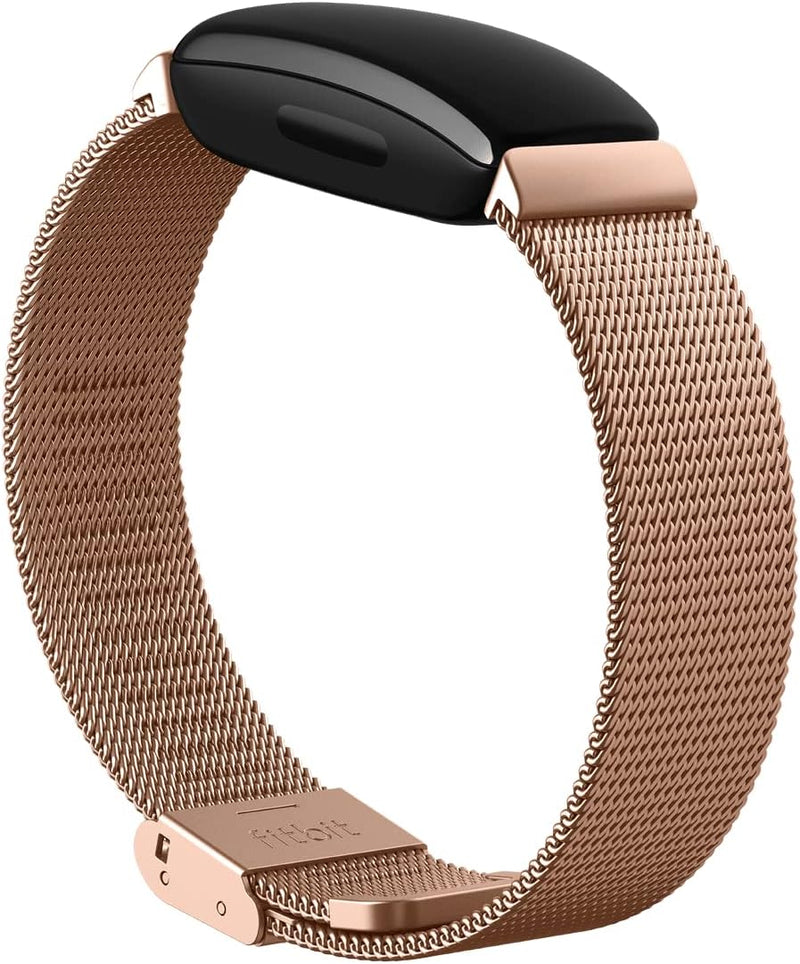 Unisex-Adult METALLGEFLECHT Armband Inspire 2 Watch Strap, Edelstahl in Rosegold, One - Rose Gold Stainless Steel