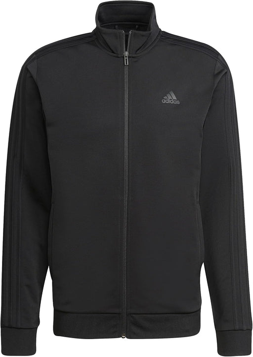 Men Essentials Warm-Up 3-Stripes Track Jacket - Black