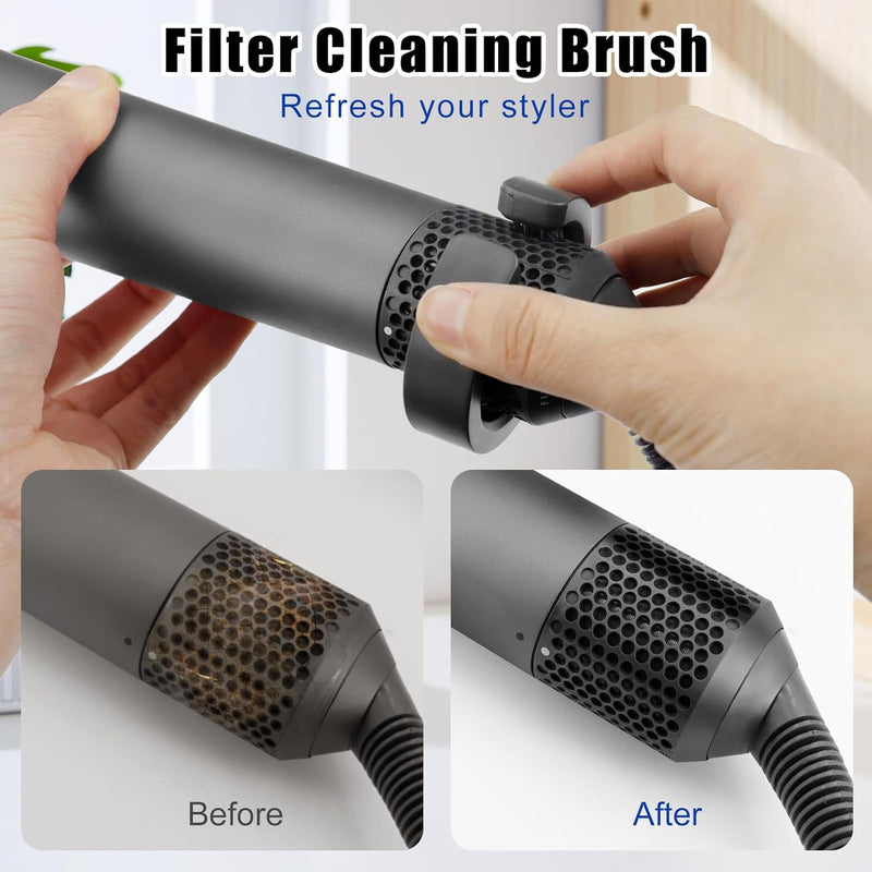 Filter Cleaning Brush for Dyson Airwrap HS01 Hair Styler Gentle Air Attachments 96976001 - # gray