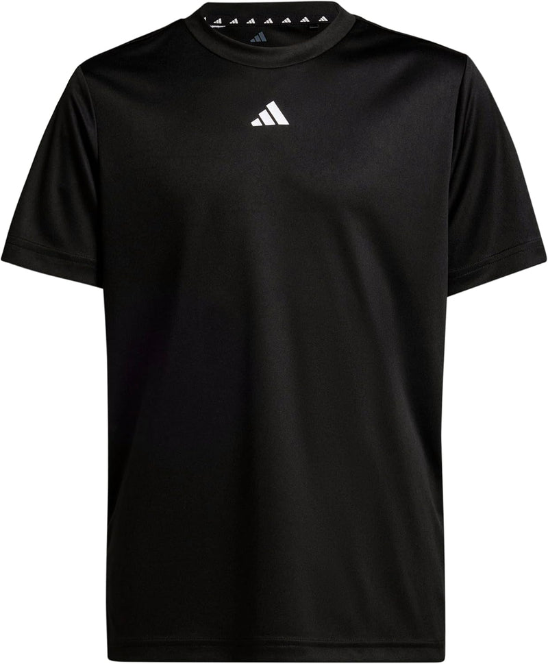 Unisex Kids Train Essentials Logo Regular Fit T-shirt Junior T-Shirt - BLACK/WHITE