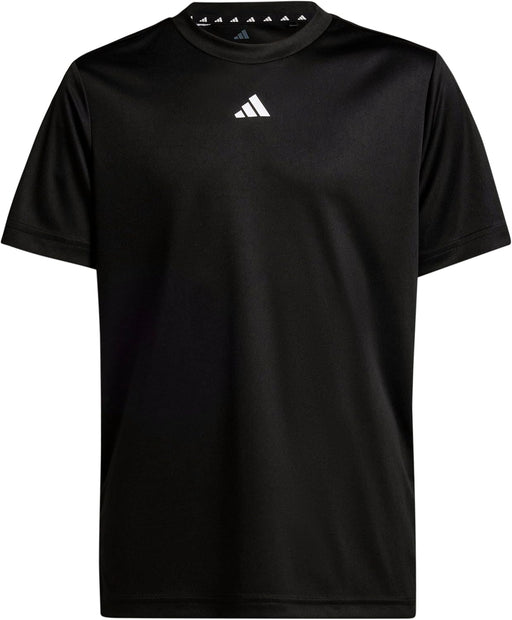 Unisex Kids Train Essentials Logo Regular Fit T-shirt Junior T-Shirt - BLACK/WHITE