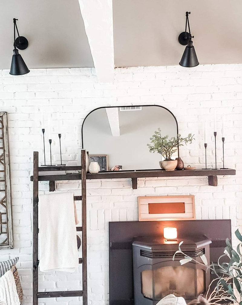Lobolighting Black Candlesticks Holders Set of 3, Black Taper Candles Holders for Candlestick, Modern Farmhouse Decor Mantle Fireplace Dinner Table Centerpieces Decoration