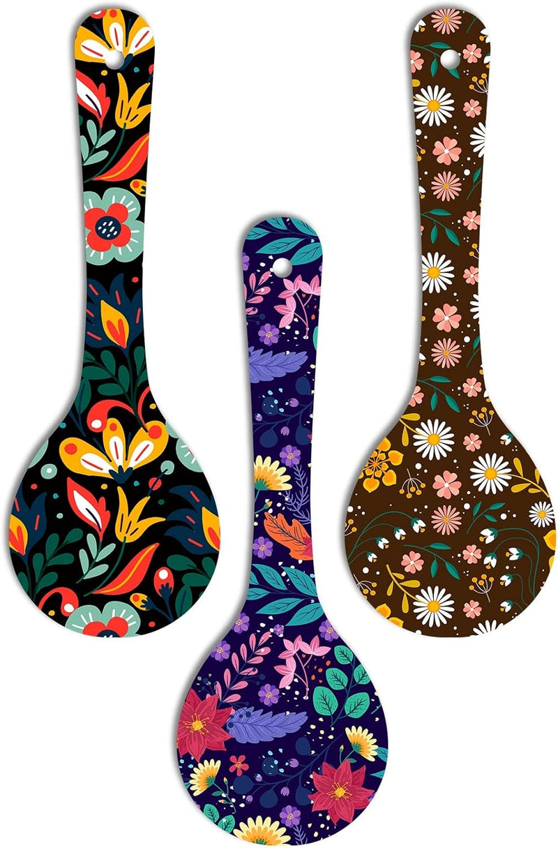 Artvibes Rajasthani Culture Wooden Wall Hanger for Home | Office | Living Room | Gift | Modern Decoration Items | Kitchen Wall Decor | Home Decor Hanging Items (WH_5012N), Set of 3