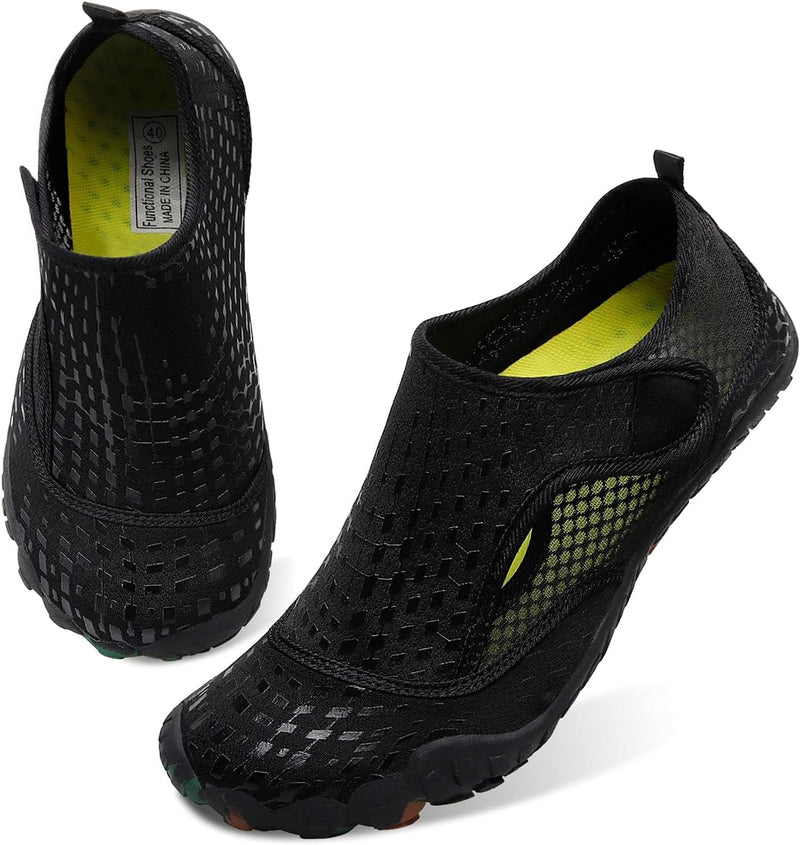 L-RUN Water Shoes Mens Womens Outdoor Quick Dry Aqua Barefoot Beach Shoes for Swim Surf Diving Summer Water Sports