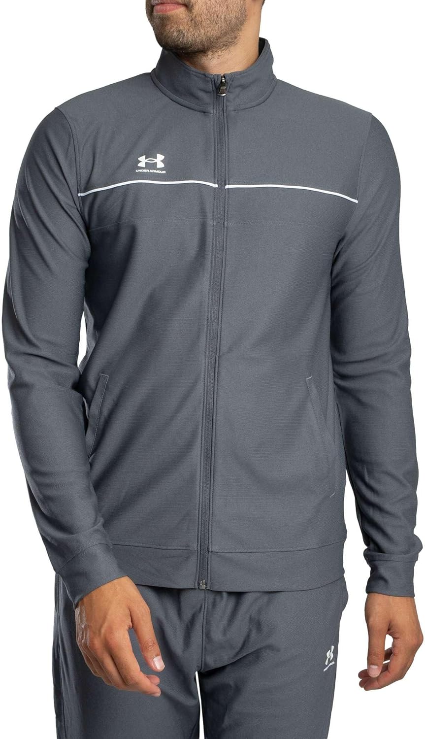 UA M Challenger Tracksuit FOOTBALL for mens GREY XL – image 2