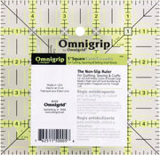 Omnigrid Non-Slip Ruler, 5" Square Sewing and Quilting Supplies - Rectangle 5" x 5"