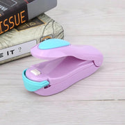COOLBABY NO Portable Mini Sealing Machine Household Heat Sealer Capper (Purple)