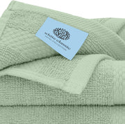 White Classic Luxury Cotton Washcloths - Small Hotel Spa Bathroom Face Towel | 12 Pack |