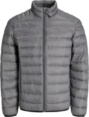 mens JJEBRADLEY LIGHT PUFFER COLLAR NOOS Quilted Jacket - Castlerock