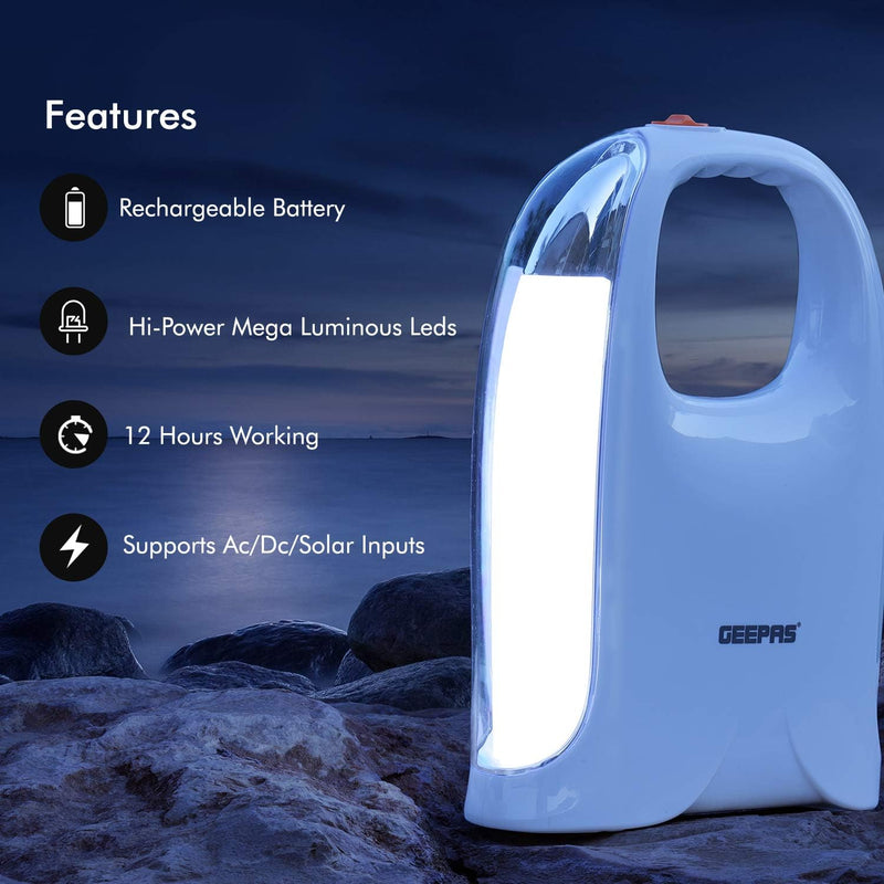 Geepas GE5596 Rechargeable LED Emergency Lantern