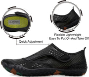L-RUN Water Shoes Mens Womens Outdoor Quick Dry Aqua Barefoot Beach Shoes for Swim Surf Diving Summer Water Sports