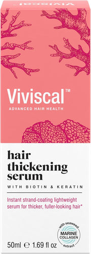 Advanced Hair Health Thickening Shampoo Formulated with Biotin and Keratin Fortified with Marine Collagen & Seaweed Extract Helps Strengthens Hair & Reduces Breakage, 250ml - Hair Thickening Serum