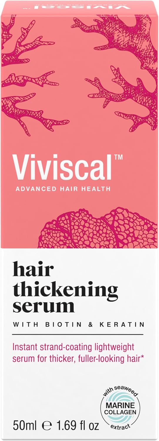 Advanced Hair Health Thickening Shampoo Formulated with Biotin and Keratin Fortified with Marine Collagen & Seaweed Extract Helps Strengthens Hair & Reduces Breakage, 250ml - Hair Thickening Serum