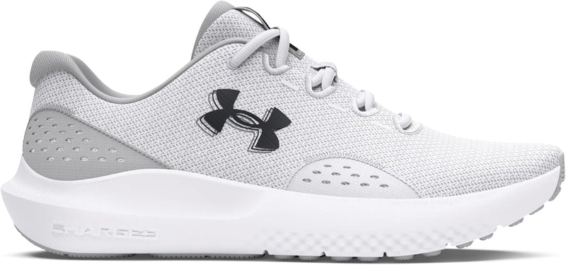 Charged Surge 4 mens Sneaker - (100) White/Halo Gray/Black