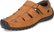 Men's Navy Fisherman Sandals - D Tan