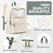 VECAVE Lightweight Casual Laptop Backpack Purse for Women,Travel Backpack with laptop compartment