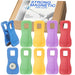 Yarall 10 Pcs Bag Clips with Magnet- Food Clips, Chip Clips, Bag Clips for Food Storage with Air Tight Seal Grip, Snack Bags and Food Bags with Colors(Green, Yellow, Red, Blue, Purple)