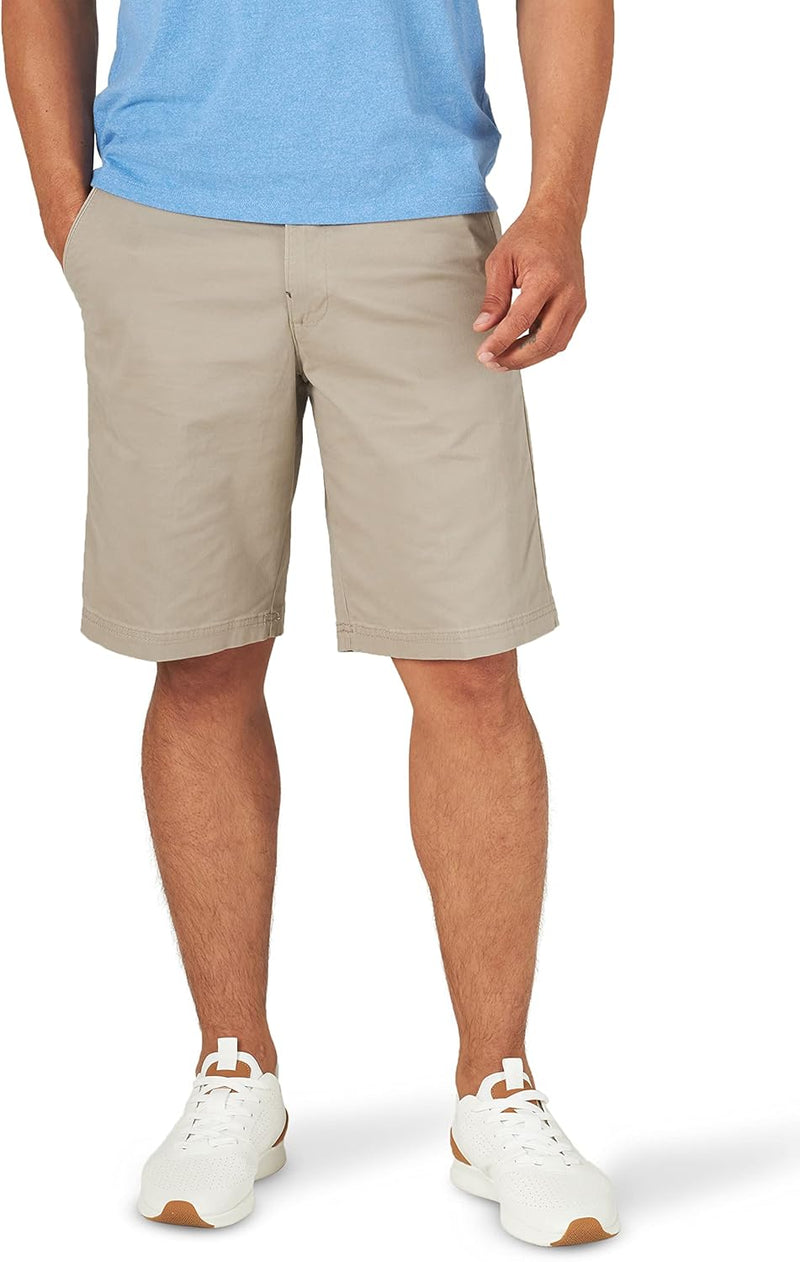 Men's Extreme Motion Flat Front Short - Pebble