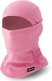 Oliumt Balaclava Ski Mask, Warm, Breathable & Lightweight, Full Coverage Fleece Winter Face Mask for Men & Women - Rose Pink
