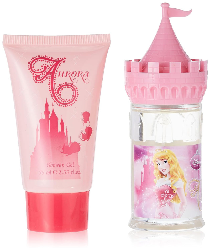 Disney Aurora Castle Giftset For Kids, Eau De Toilette, 50 Ml + Shower Gel, 75 Ml