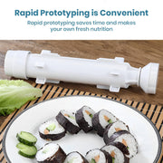 HOMEPRO Better Value for Better Living Sushi Making Kit Quick Sushi Maker Machine Sushi Maker Roller Roll Rice Food Grade Material Ideal Beginners (Pack of 1 - White)