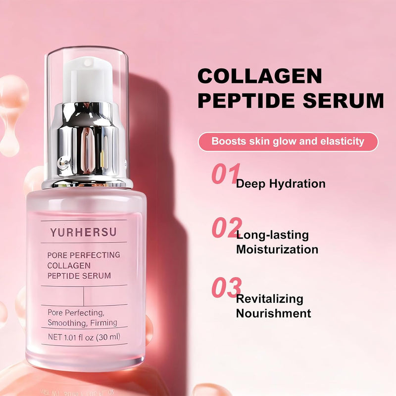 Pore Perfecting Collagen Peptide Serum, Smoothing & Firming Daily Hydration, 1.01 fl oz