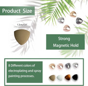 Magnetic Hijab Pins - Multi-Use Electroplating Painting Process, Strongest Commercial Strength Clips for Women Scarf, Mix Color 8pcs