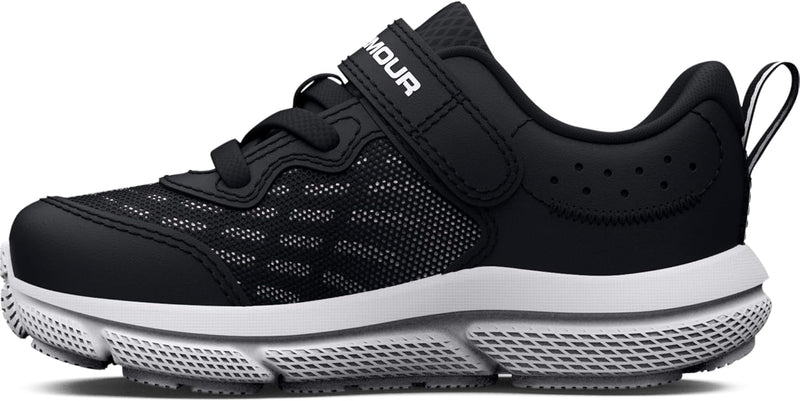 Ua Binf Assert 10 Ac boys Running Shoe - Black White White
