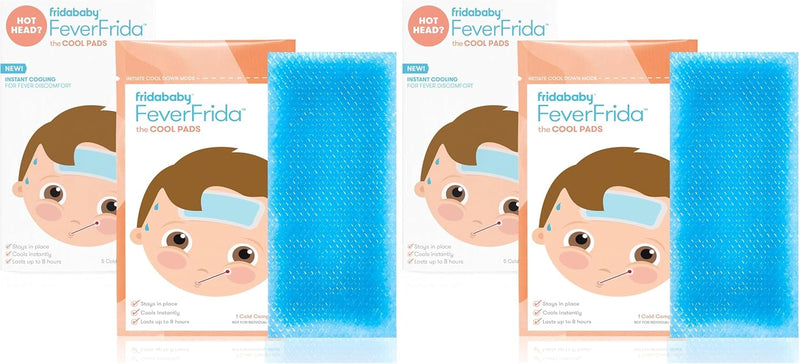 Feverfrida Cool Pads, Blue, 5 Count (Pack Of 1) - 5 Count (Pack of 2)