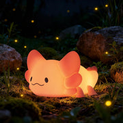 ZKLiLi Night Light for Kids, Dumpling Light Silicone Nursery Cute Lamp, Battery Powered LED Nightlight with 7-Color for Baby Teen Girls and Boys Bedrooms, Birthday Gift - Waterdrop - Axolotl-01
