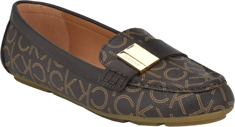 Lisa Womens Loafer Flat - Brown