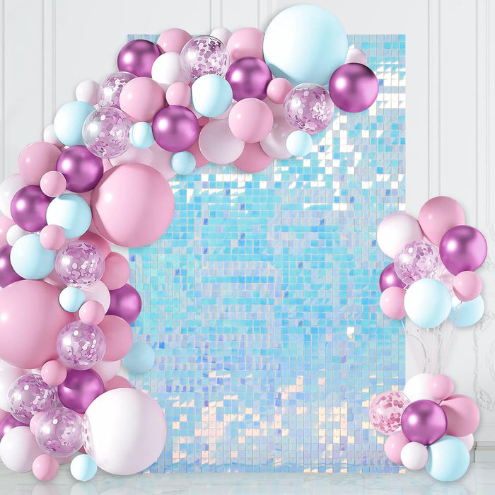Light Green Sequin Backdrop 3ftx6ft Shimmer Wall Backdrop Panels Sequin Sparkly Christmas Background for Wedding Anniversary Birthday Bridal Shower Decorations