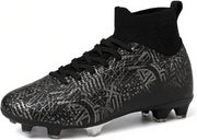 Kids Soccer Cleats Boys Girls Football Cleats Turf Soccer Shoes AG/FG - Ferrous