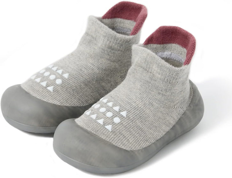 Bearbay Baby Sock Shoes Baby Walking Shoes Infant Non-Slip Breathable Slippers with Soft Rubber Sole Baby Boys Girls Sneakers