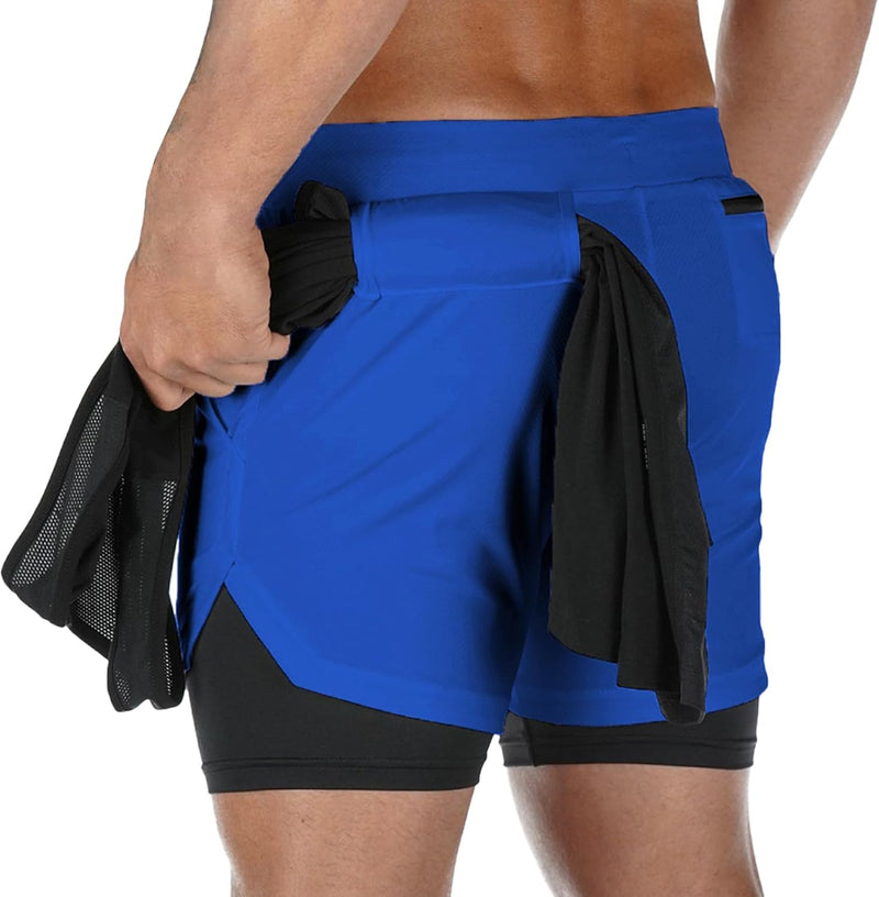 Dress Cici Gym Shorts for Men, Men's Activewear Running Shorts,Drawstring Gym Shorts Men, 2 Layer Loose Athletic Shorts with 4 Pockets