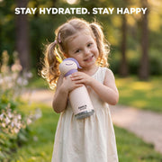 Kids Water Bottle 460ml Insulated Stainless Steel - AMICA STUDIO (Nova Unicorn)