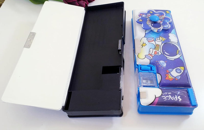 Fam Pencil Case For Boys - Space Astronaut Back To School Stationery Cases Pouch Kids Supplies