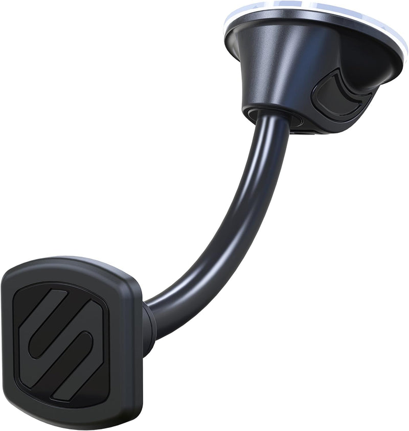 Scosche Mwdm2Pk Ub Magicmount Magnetic Car Phone Holder Mount With Suction Cup 360 Degree Adjustable Head, Universal All Devices Flex Neck Pack Of 2, Black, 2 - Flex neck Mount