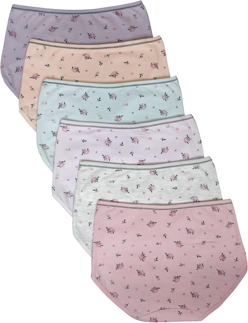 Premium Cotton Four-way stretch Panties - MULTIPACK - Regular and Plus Sizes - Classic Briefs for Women