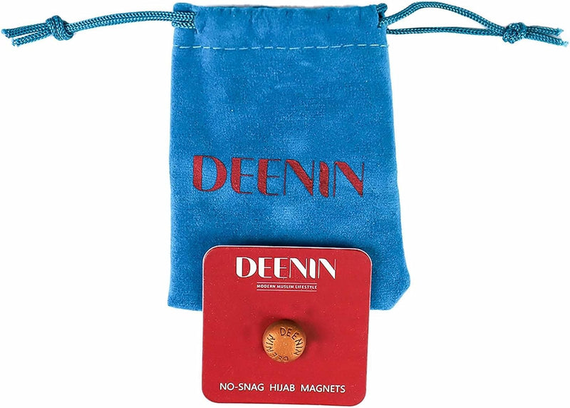 DEENIN No-Snag Premium Hijab Magnets, Multi-Use, Strong, and Chic | Hijab Magnets, Refrigerator Magnets, Clothing Magnets (Pack of 6), Metal, no gemstone