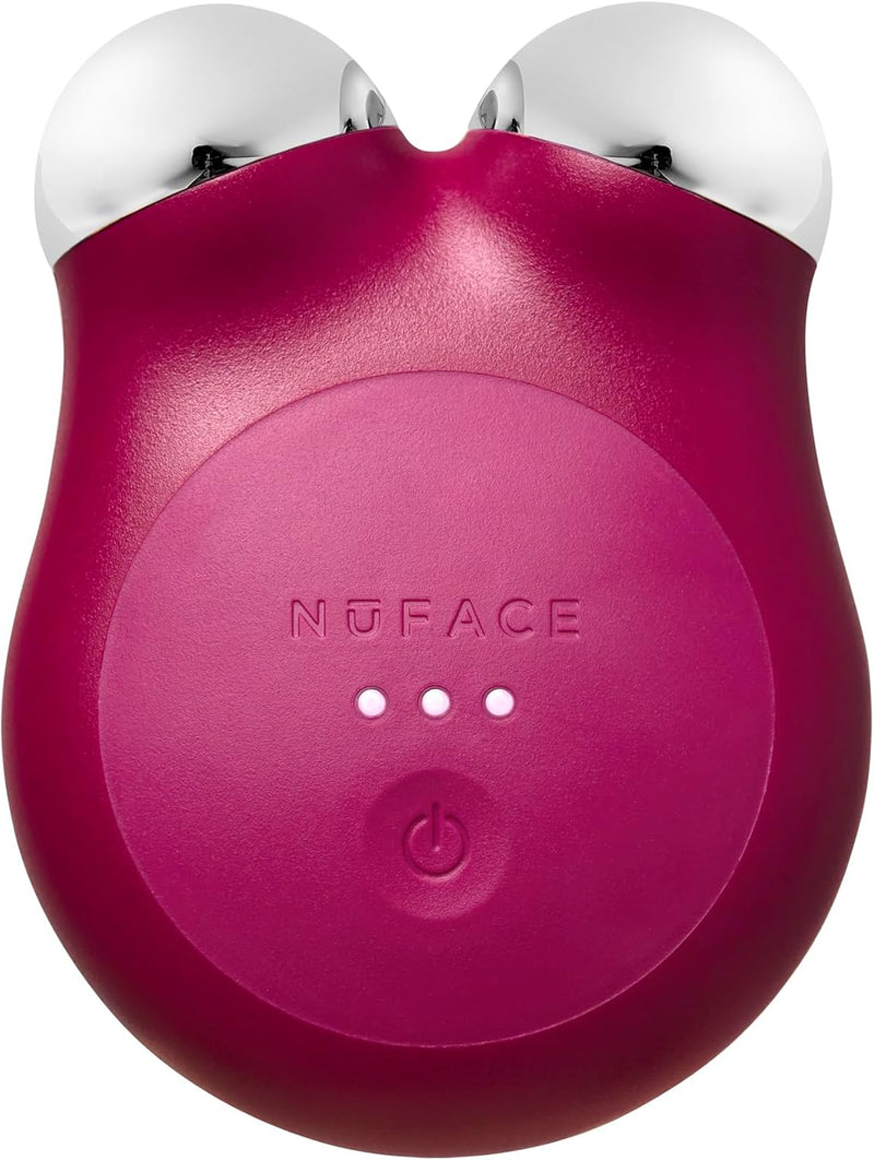 NuFACE MINI+ Limited Edition Starter Kit - Smart Petite Microcurrent Device - Velvet Rose - Lift, Contour & Tone your skin - Portable Petite Facial Toning Device - Velvet Rose